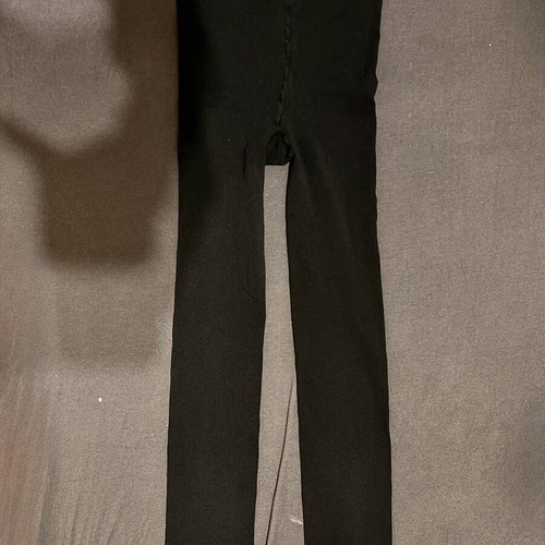 Leggings one size, slim fit, like new, black