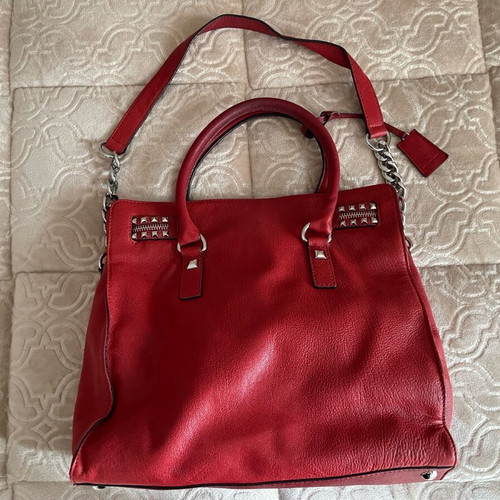 Michael Kors Hamilton shoulder bag used, red