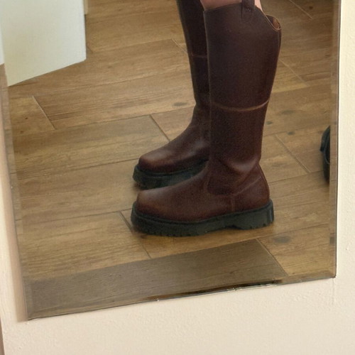 Dr. Martens Amaayah μπότες ιππασίας καφέ καινούργιες, δέρμα, 38