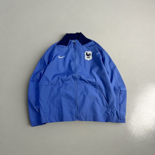 Nike Vintage Y2k FFF France National Team Full Zip Track Jacket Windbreaker new