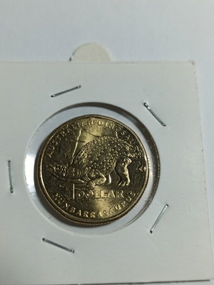 Australia 1 Dollar 2022 UNC Dinosaurs Coin