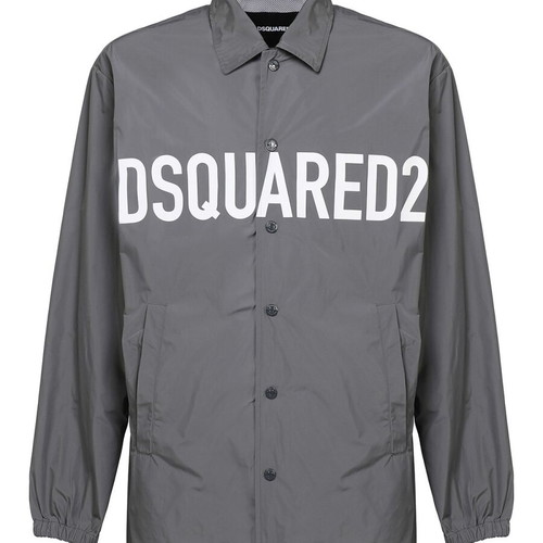 Μπουφάν Dsquared2 Shirt styled καινούργιο, μέγεθος Large, γκρι άσπρο