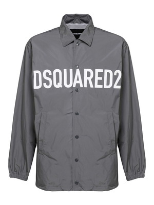 Μπουφάν Dsquared2 Shirt styled καινούργιο, μέγεθος Large, γκρι άσπρο