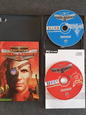 Red Alert 2 PC Game used, Greek edition, 2 CDs