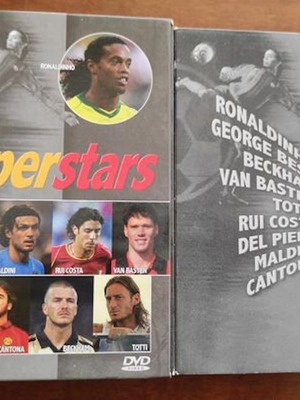 Super stars 12 DVD с футболисти неизползвани