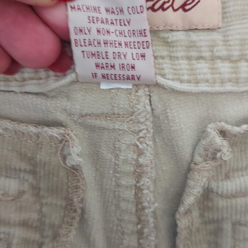 Aeropostale women's denim bermuda shorts, Sahara color, adjustable legs