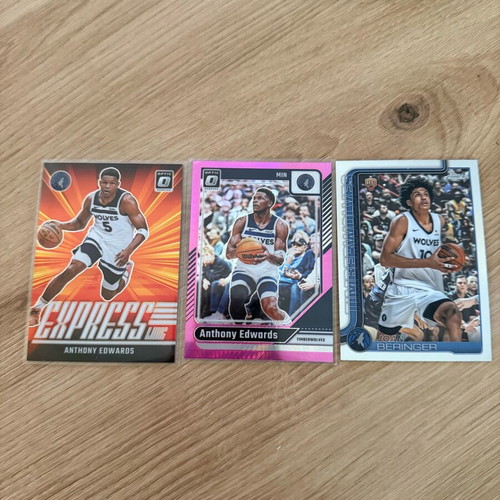 Nba Timberwolves cards like new