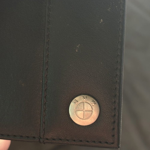 BMW wallet new, genuine leather, black