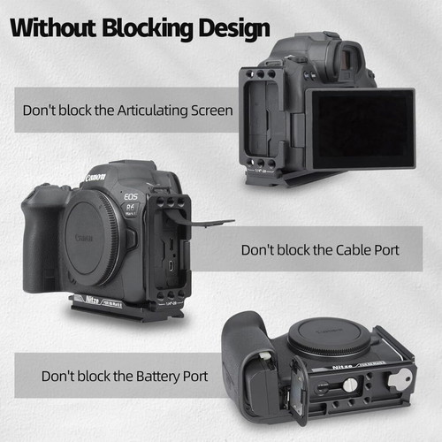 Nitze L-Bracket for Canon R6 Mark II, R6, R5, R5 C cameras new