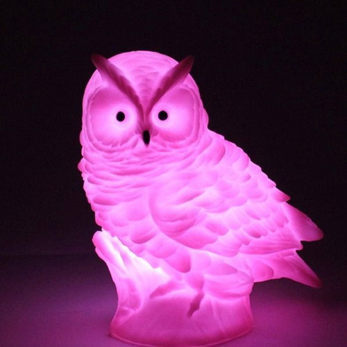Decorative owls new illuminated with battery