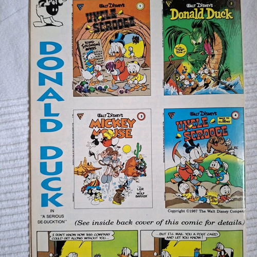 Walt Disney's Donald Duck Adventures used, set of 3 issues