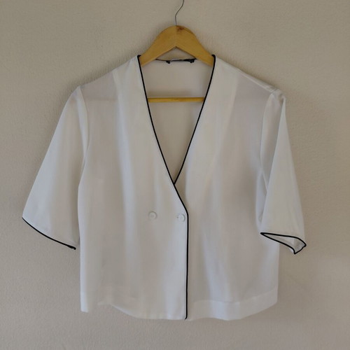MNG Basics white shirt, size M