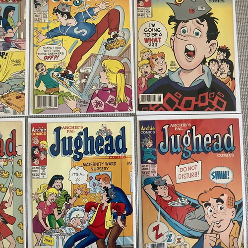 Archie's Pal Jughead Comics lot of 6 used vintage issues 1992-1993