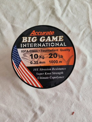 Fishing line red 0.35mm 1000m new