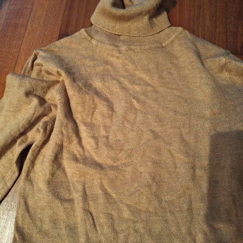 Stradivarius women's turtleneck like new, beige and brown