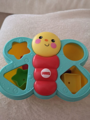 Fisher-Price Butterfly shape sorter toy used