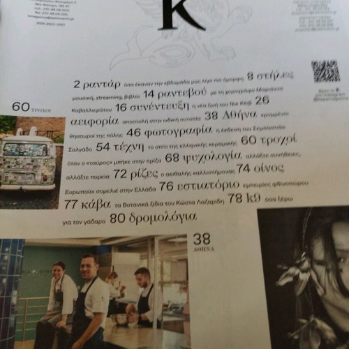 Kathimerini Magazine used, pack of 6 issues