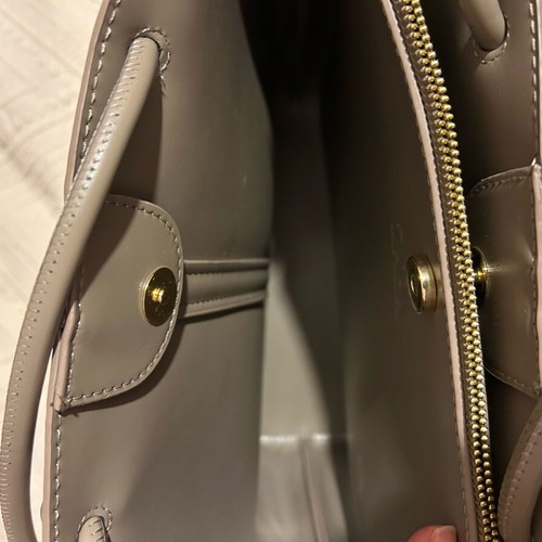 Zara shoulder bag gray used, fits A4 books