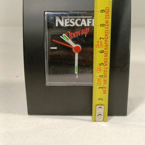 Nescafé vintage table clock used