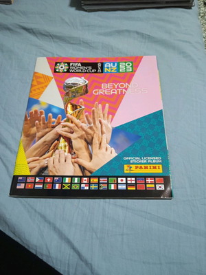 FIFA Women's World Cup 2023 Panini Sticker Album with 440 of 578 stickers