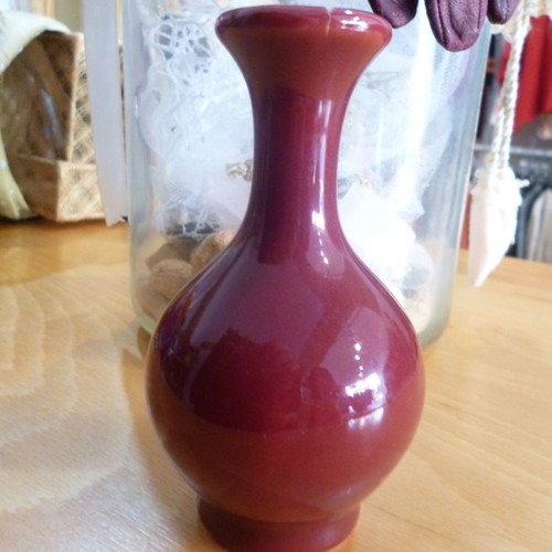 Vintage small flower vase used, 80s