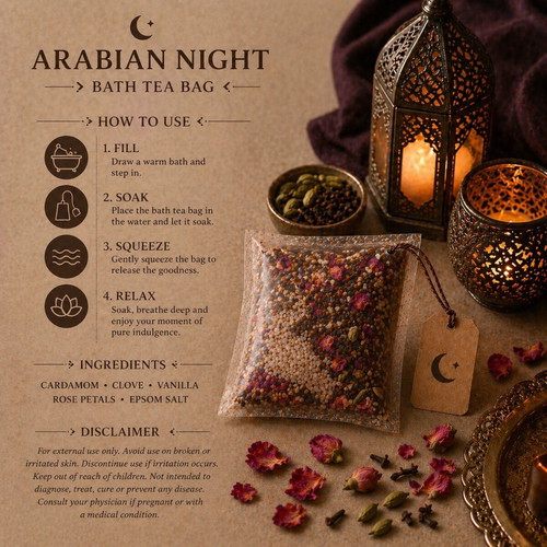 Bath tea bag Arabian night new