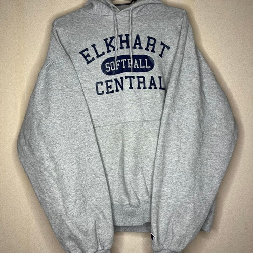 Champion Softball Hoodie men's top like new, size L, grey