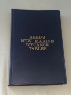 Reed's New Marine Distance Tables 1965 hardcover book like new