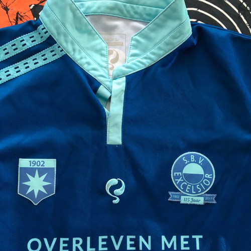 SBV Excelsior Rotterdam FC trikot used, 115 years vintage, Jurgen Mattheij