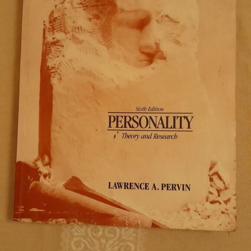 Personality Theory and Research by Lawrence A. Pervin like new, English