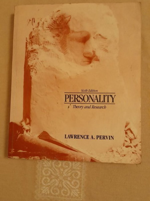 Personality Theory and Research by Lawrence A. Pervin like new, English