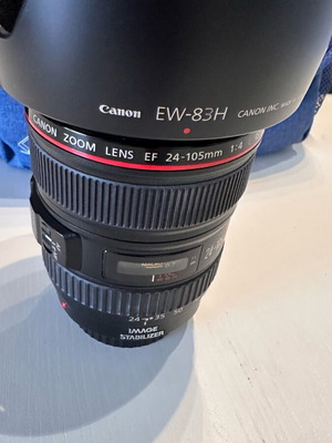 Canon EF 24-105mm f/4L IS USM Lens, Red Ring