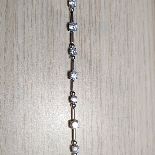 Silver 925 bracelet with stones like new