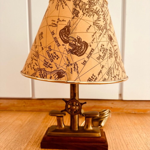 Table lamp vintage new, retro portatif