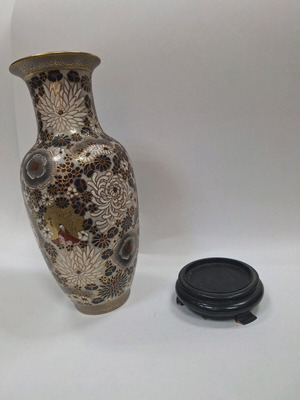 Cloisone vase 35 cm with base like new