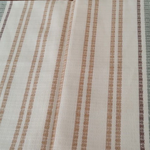 Soviet Linen Table Runner new, large size, striped pattern