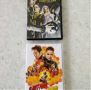 2 DVD X-MEN και  Ο ΑNT-MAN