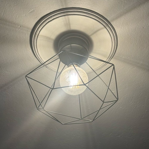 Leroy Merlin metal ceiling light like new, diameter 0.30cm