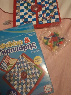 Travel edition Snakes & Ladders board game used