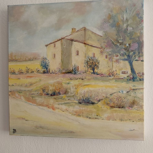 Original painting "Agrotiko Topio" 50x50 cm new