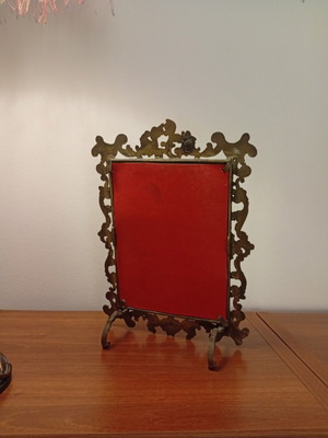 Bronze table mirror like new