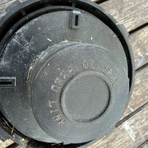 Trimmer heads used, pack of two for grass cutter