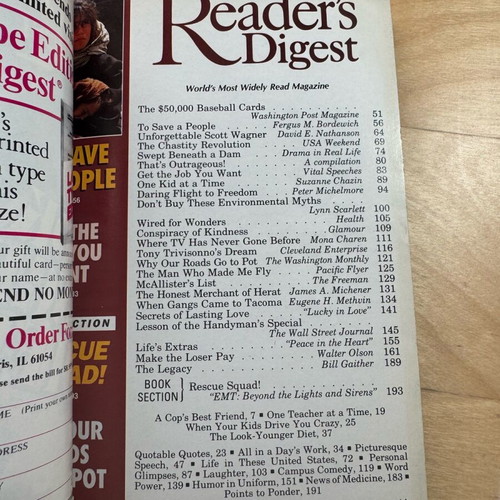 Reader’s Digest May 1992 like new