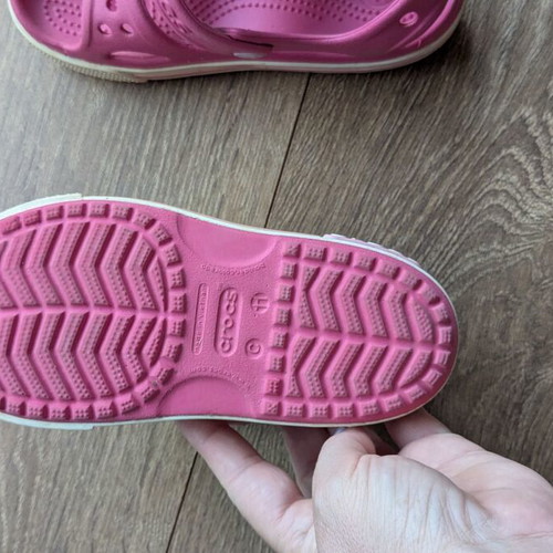 Crocs πέδιλα καλοκαιρινά μεταχειρισμένα, ροζ, νούμερο 28-29