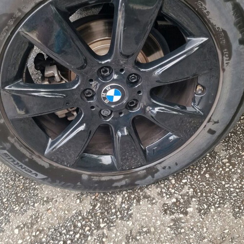 BMW 17" genuine black rims with Hankook Ventus tires like new