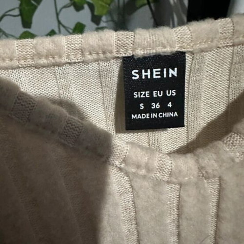 Shein beige crop top like new