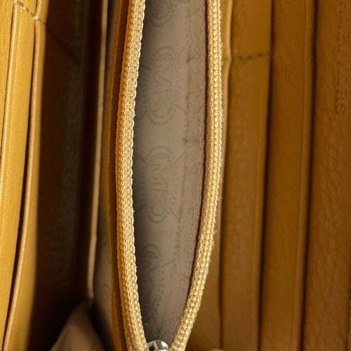 Michael Kors women's wallet used, beige