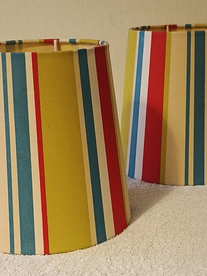 IKEA lamp shades set of 2 colorful new