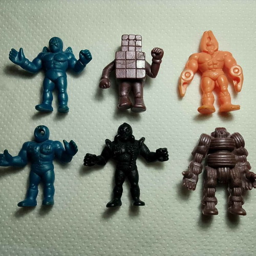 El Greco Alien Figures pack of 6 like new from 1980