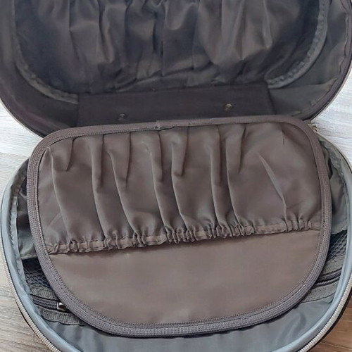 Rico cosmetic bag like new, black, hard and sturdy